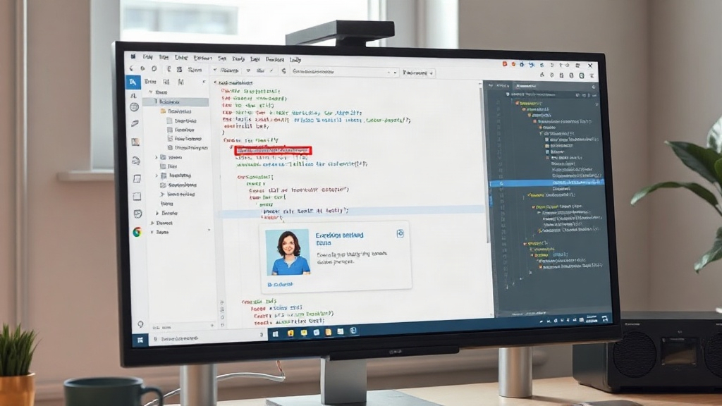 Pantalla de un editor de código mostrando el buscador de extensiones con un asistente de IA para programar