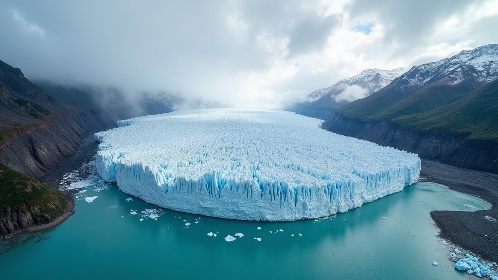 Glaciar Perito Moreno en la Patagonia argentina con su hielo turquesa
