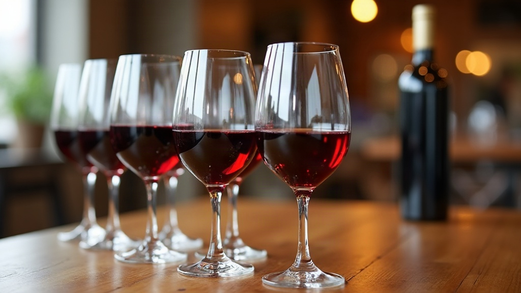 Degustación de vinos tintos en una bodega de Mendoza
